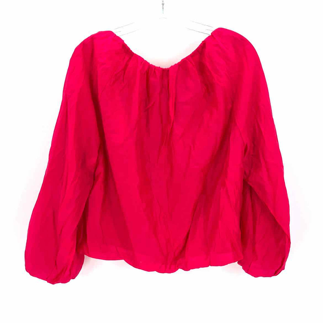 Size M Banana Republic Fuschia Satin Dress