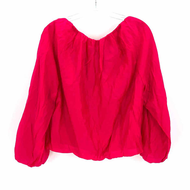 Size M Banana Republic Fuschia Satin Dress