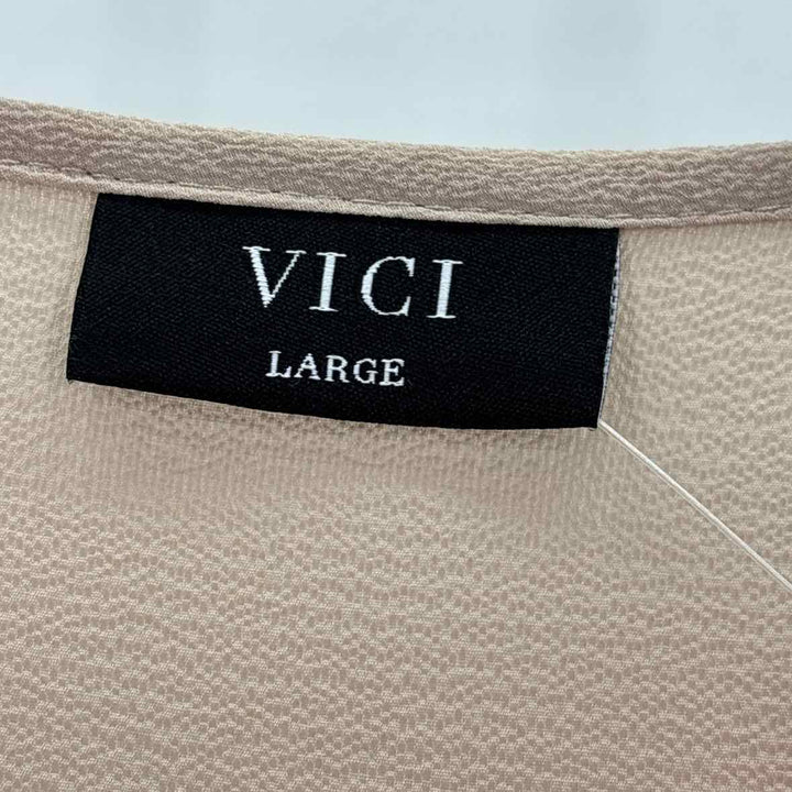 Size L VICI Tan Shirt