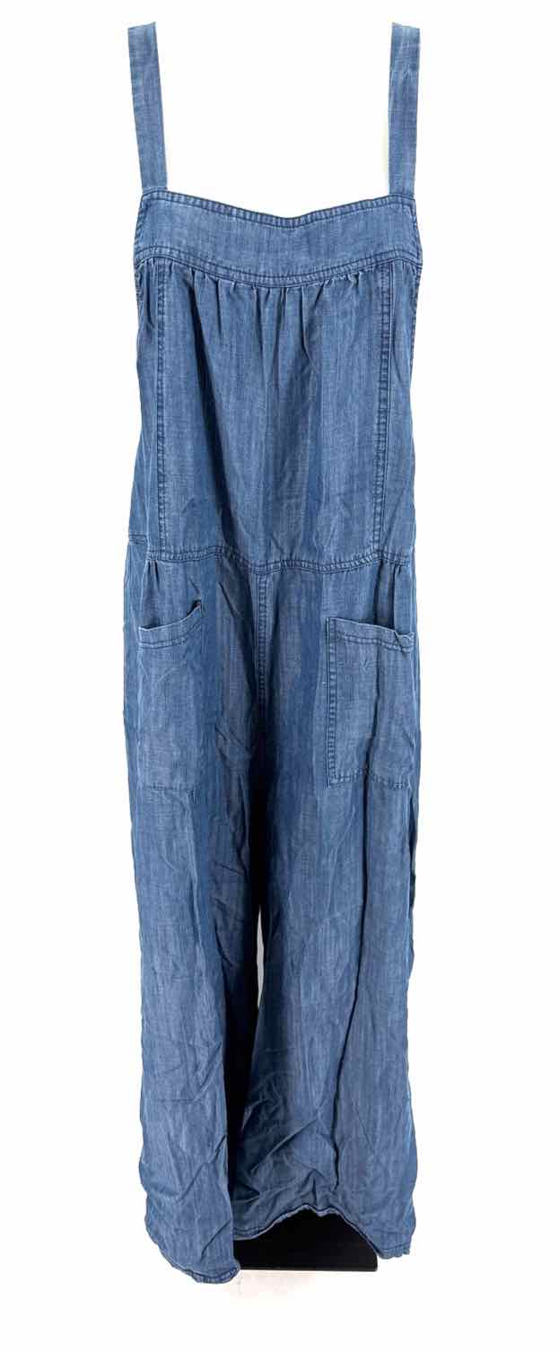 Size L Blue Chambray Pants
