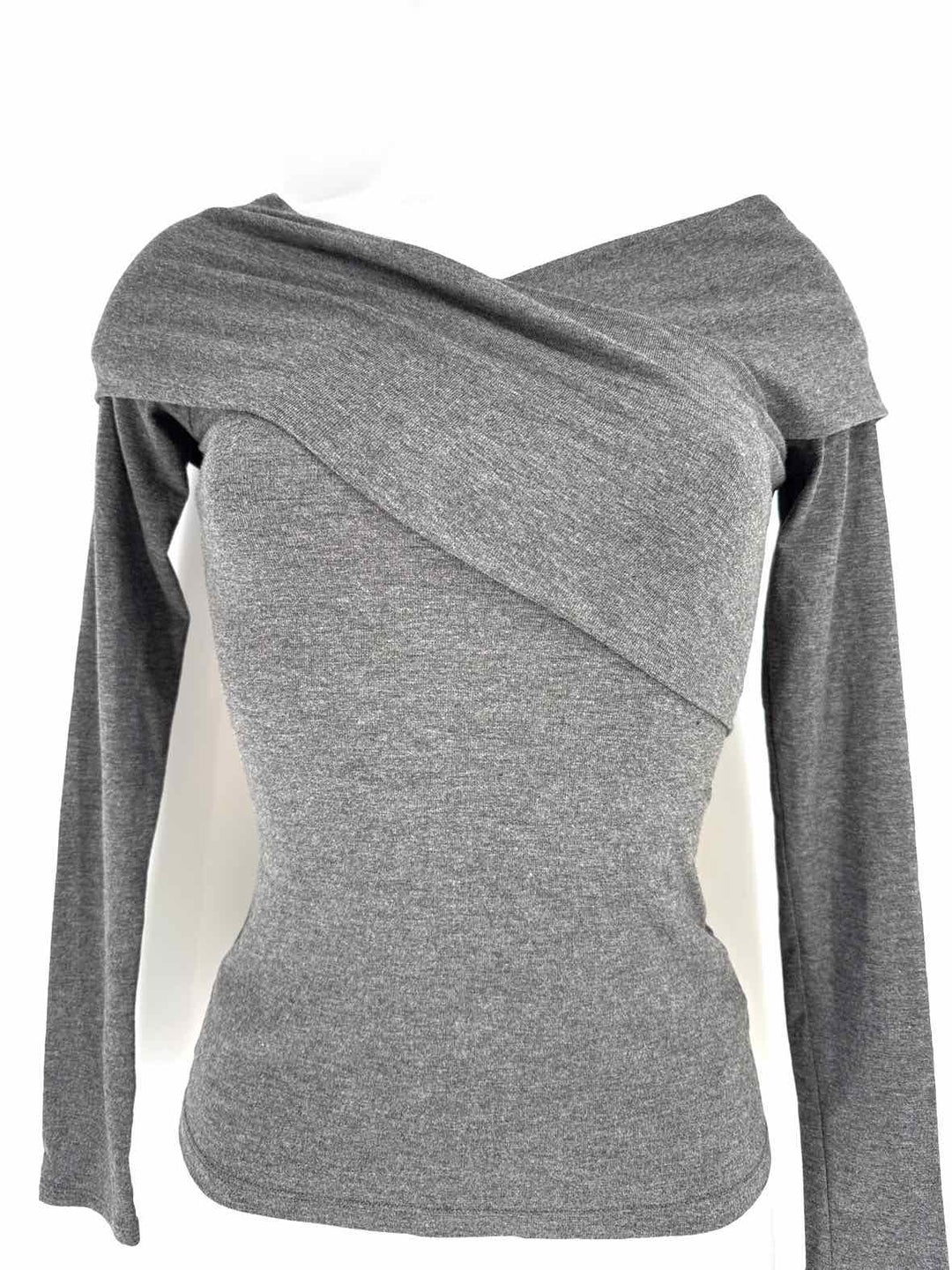 Size Petite THEORY Gray Cotton Shirt