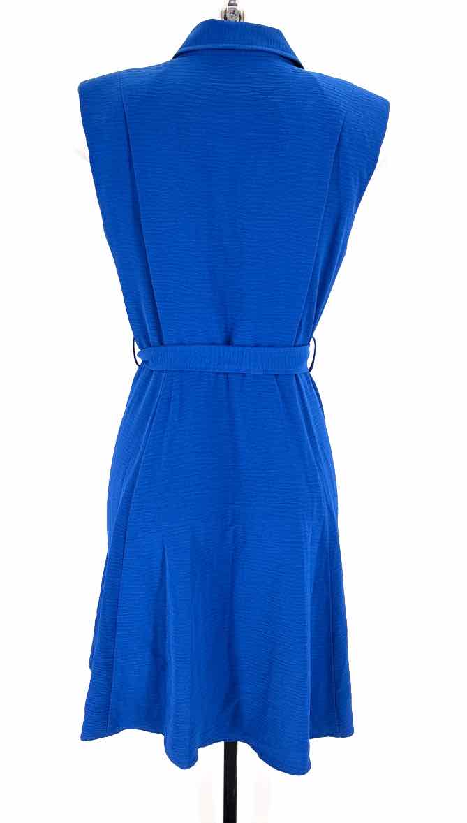 Size 6 Calvin Klein Royal Blue Dress