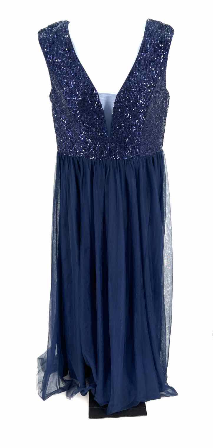 Size 4X Navy Mesh Dress