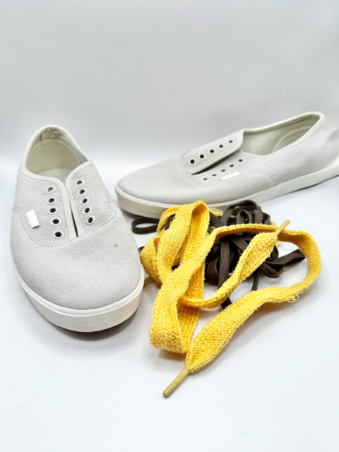 Shoe Size 10 Vans Beige Sneakers