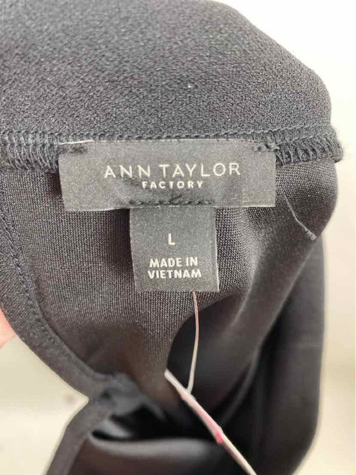 Size L Ann Taylor Black Shirt