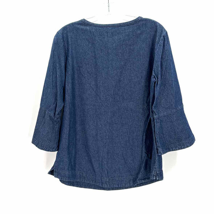 Size L DRAPER JAMES Blue Denim Shirt