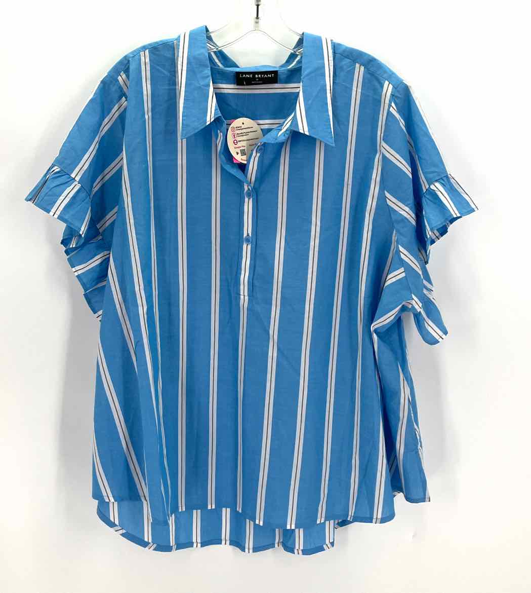 Size 18 LANE BRYANT Blue Shirt