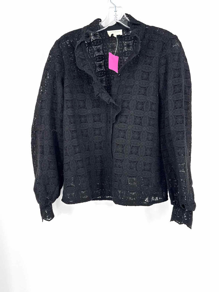 Size 36 SEZANE Black Shirt