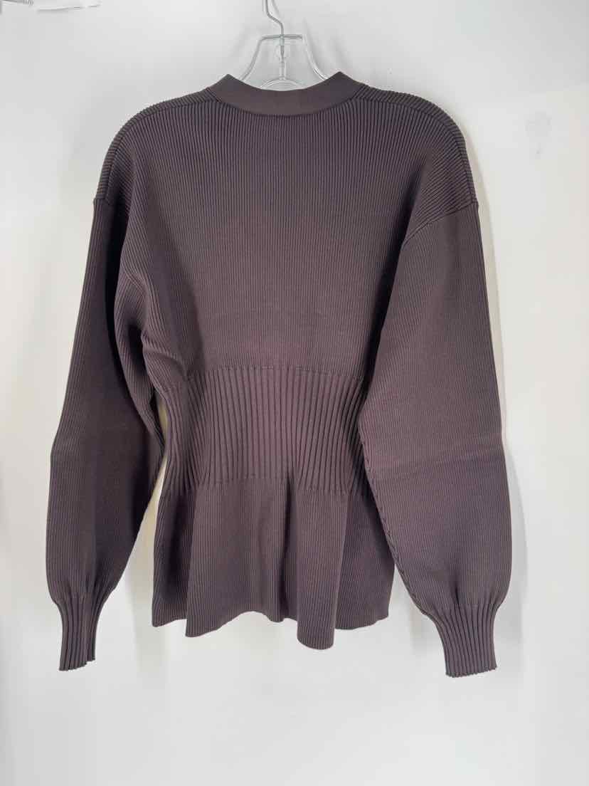 Size M Brown Knit Cardigan