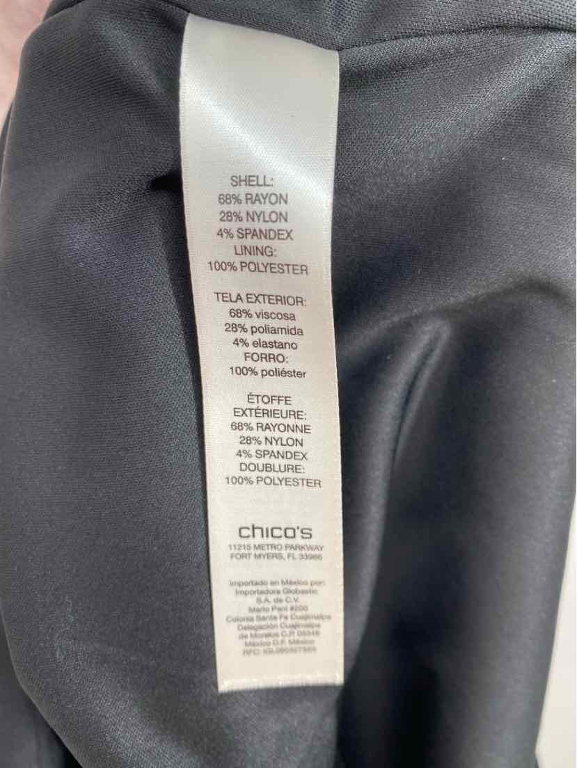 Size M Chico's Black Dress