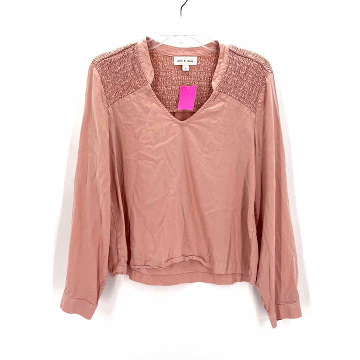 Size S CLOTH & STONE Pink Shirt