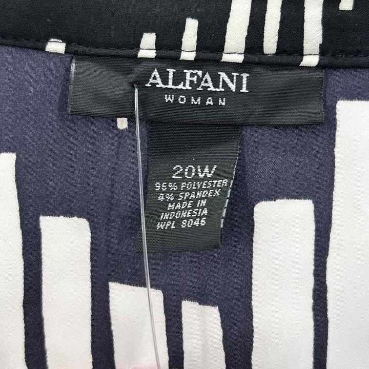 Size 20W ALFANI Black Dress