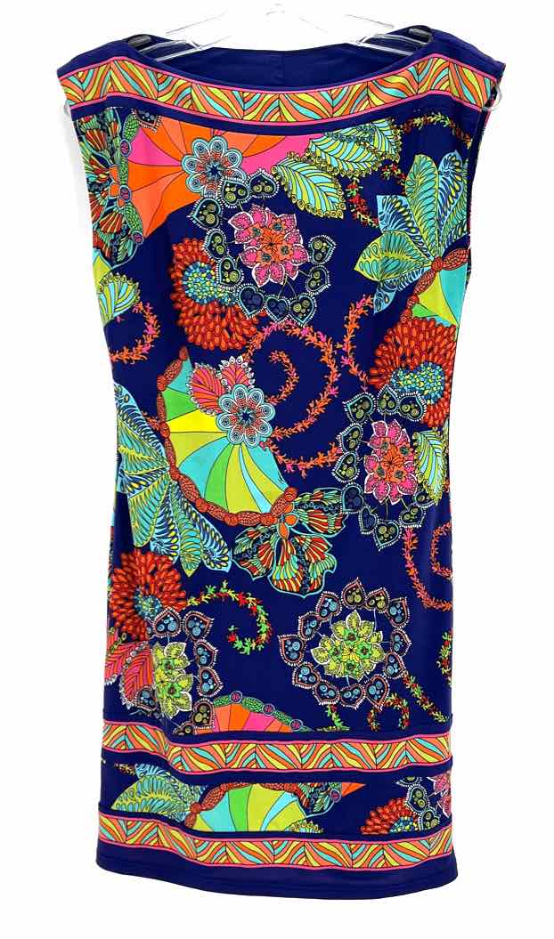 Size 2 TRINA TURK Purple Print Dress