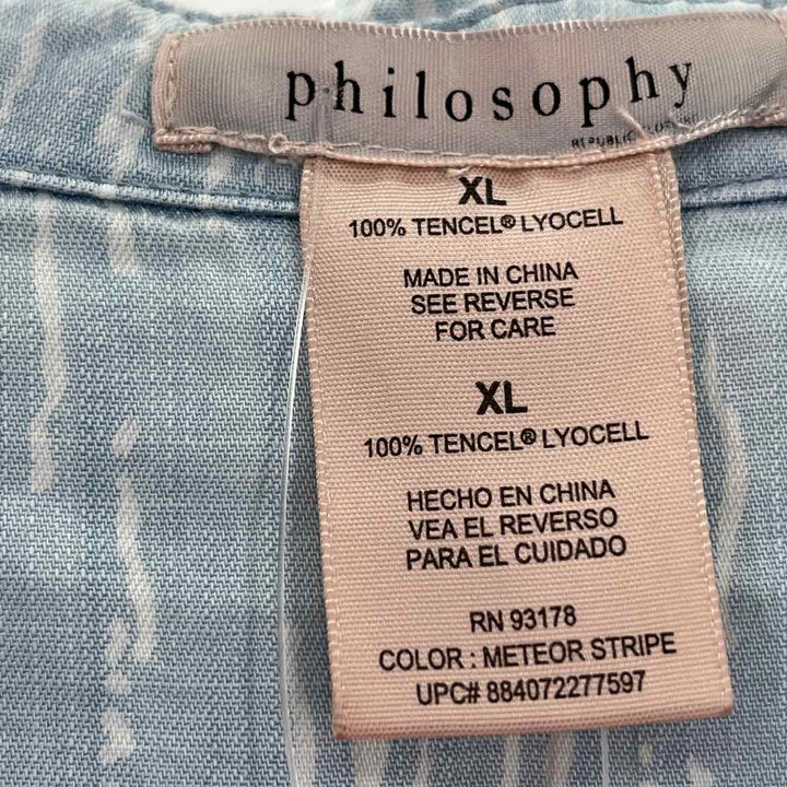 Size XL PHILOSPHY Light Blue Dress
