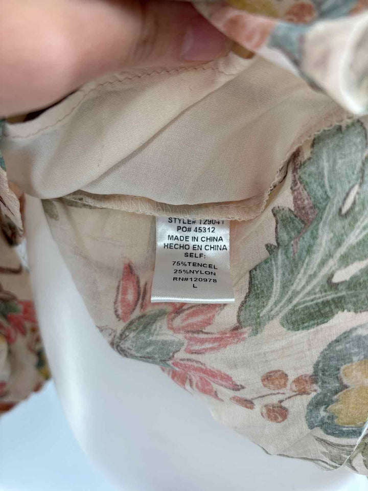 Size L ENTRO Tan Shirt