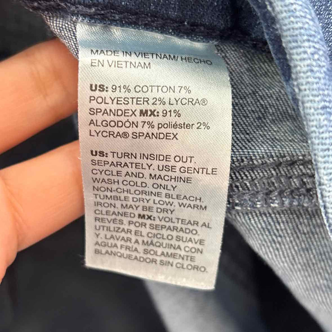 Size 18 Chico's Blue Denim Capri