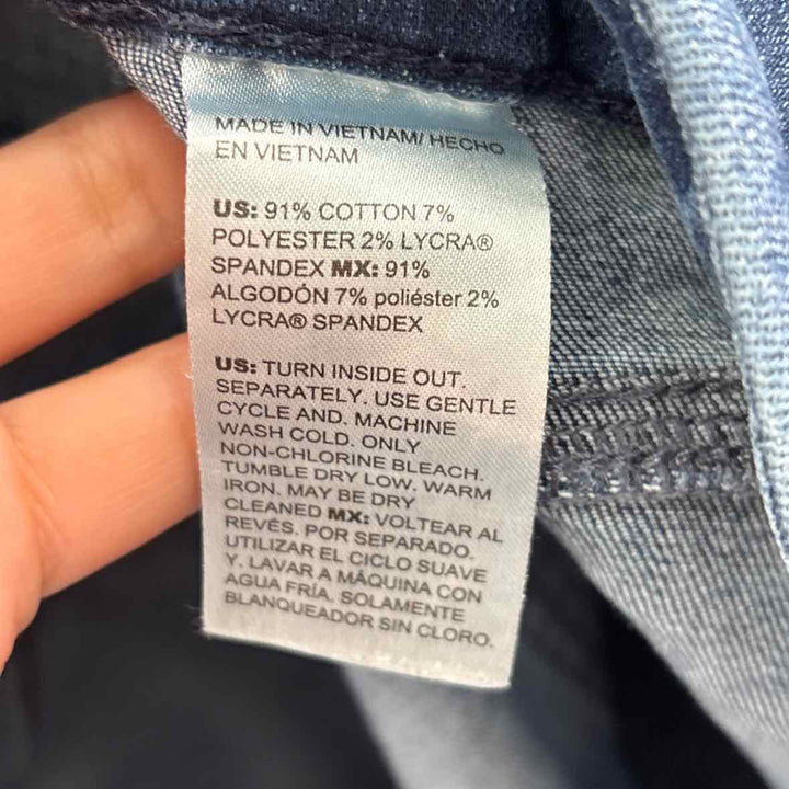 Size 18 Chico's Blue Denim Capri