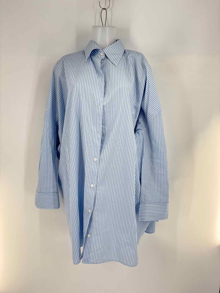 Size M/L COS Blue Print Dress