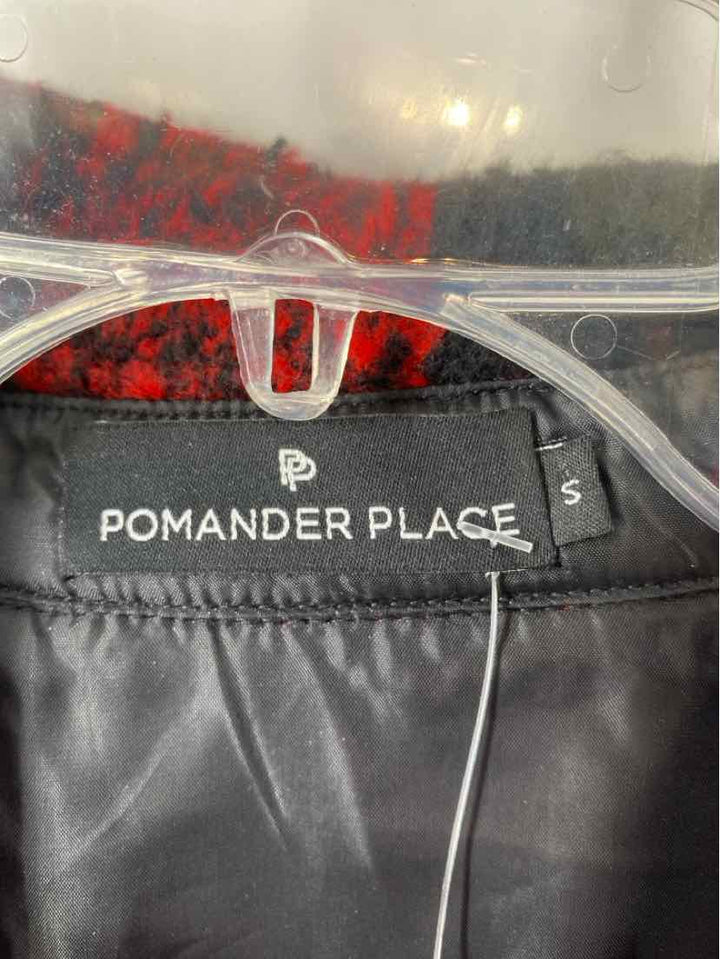 Size S POMANDER PLACE Red Print Jacket