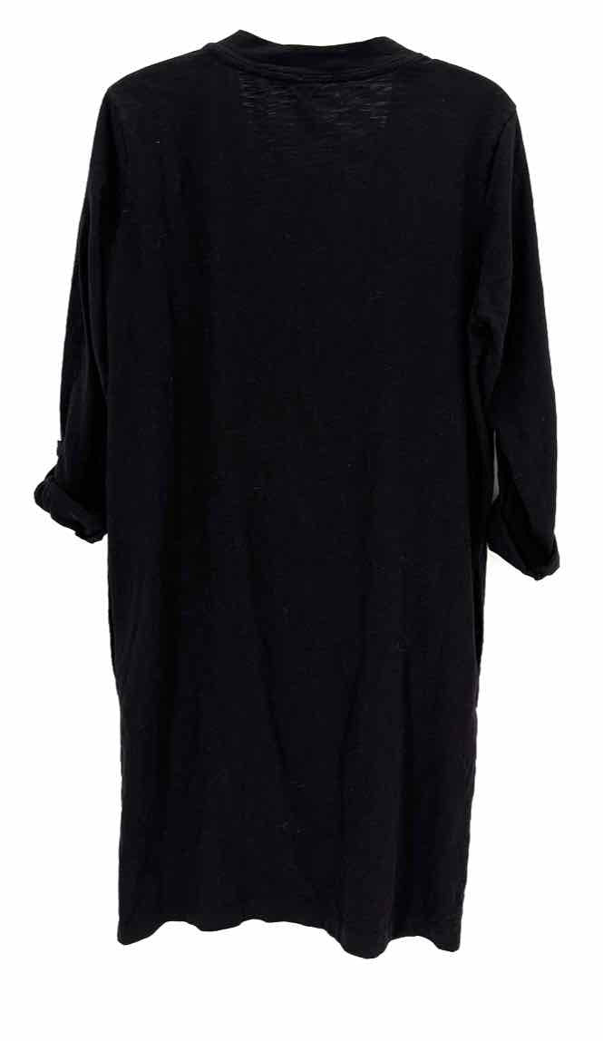 Size M Black Cotton Dress