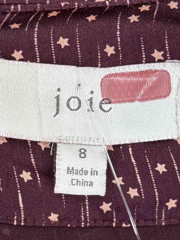 Size 8 JOIE Wine Skirt