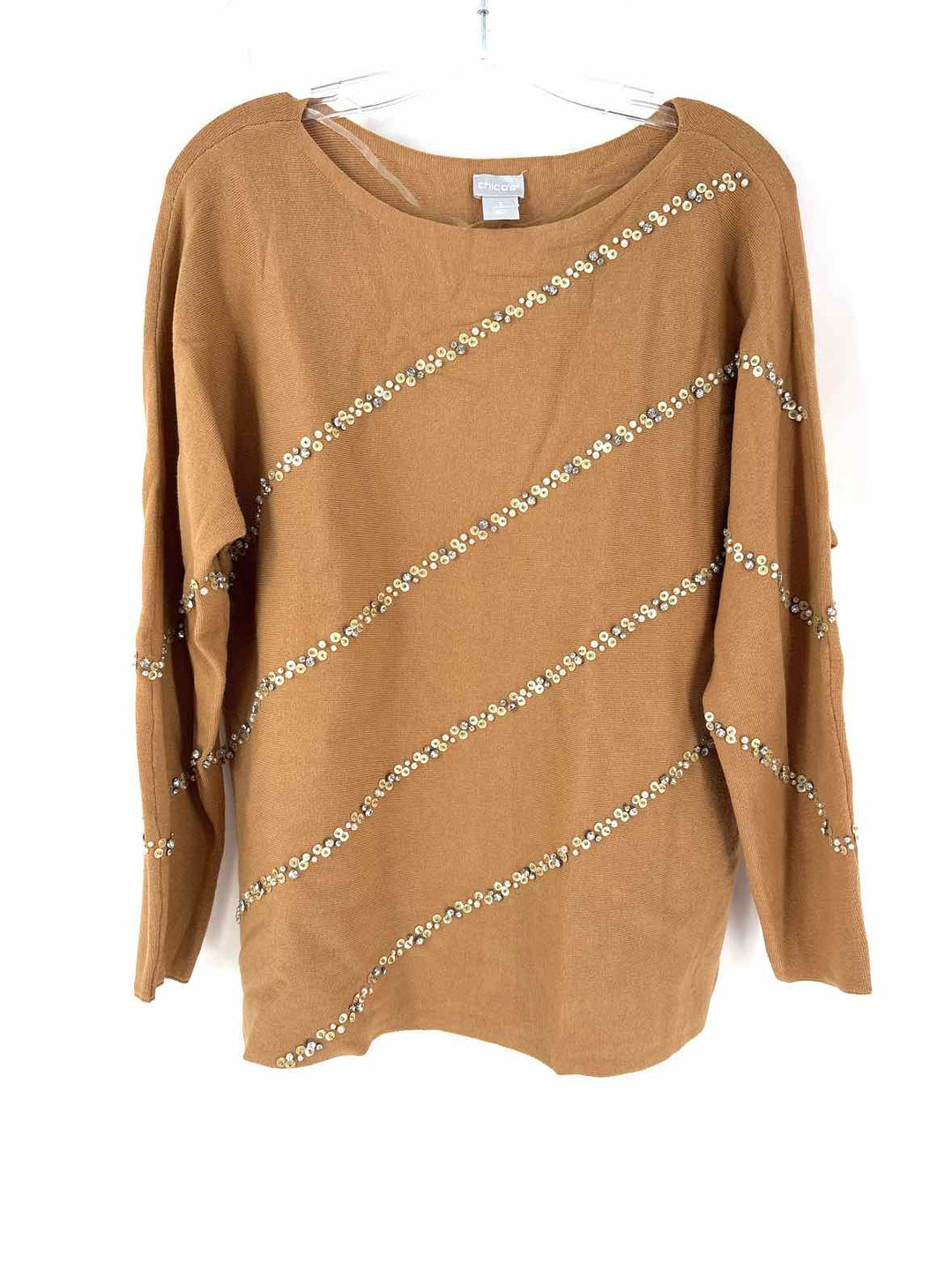 Size L Chico's Tan Sweater