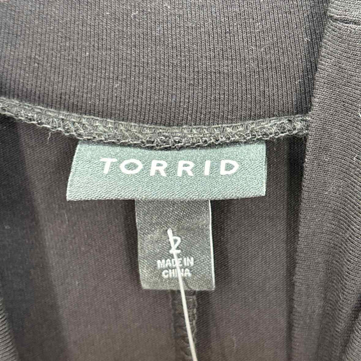Size 2X Torrid Black Dress