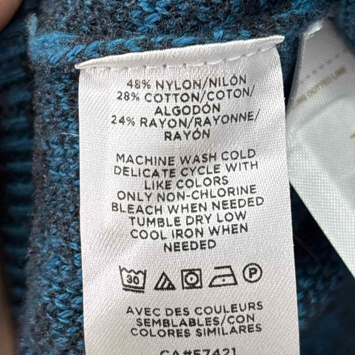 Size S Ann Taylor Blue Print Sweater