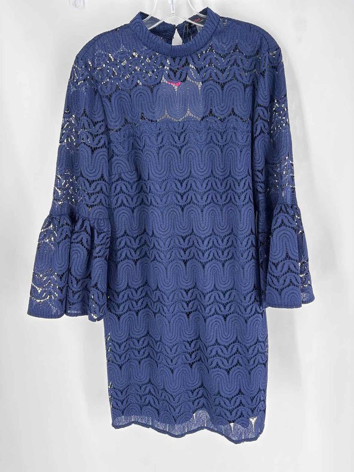 Size 12 TRINA TURK Navy Lace Dress