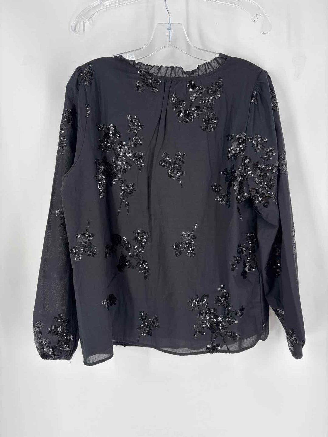 Size L Talbots Black Shirt