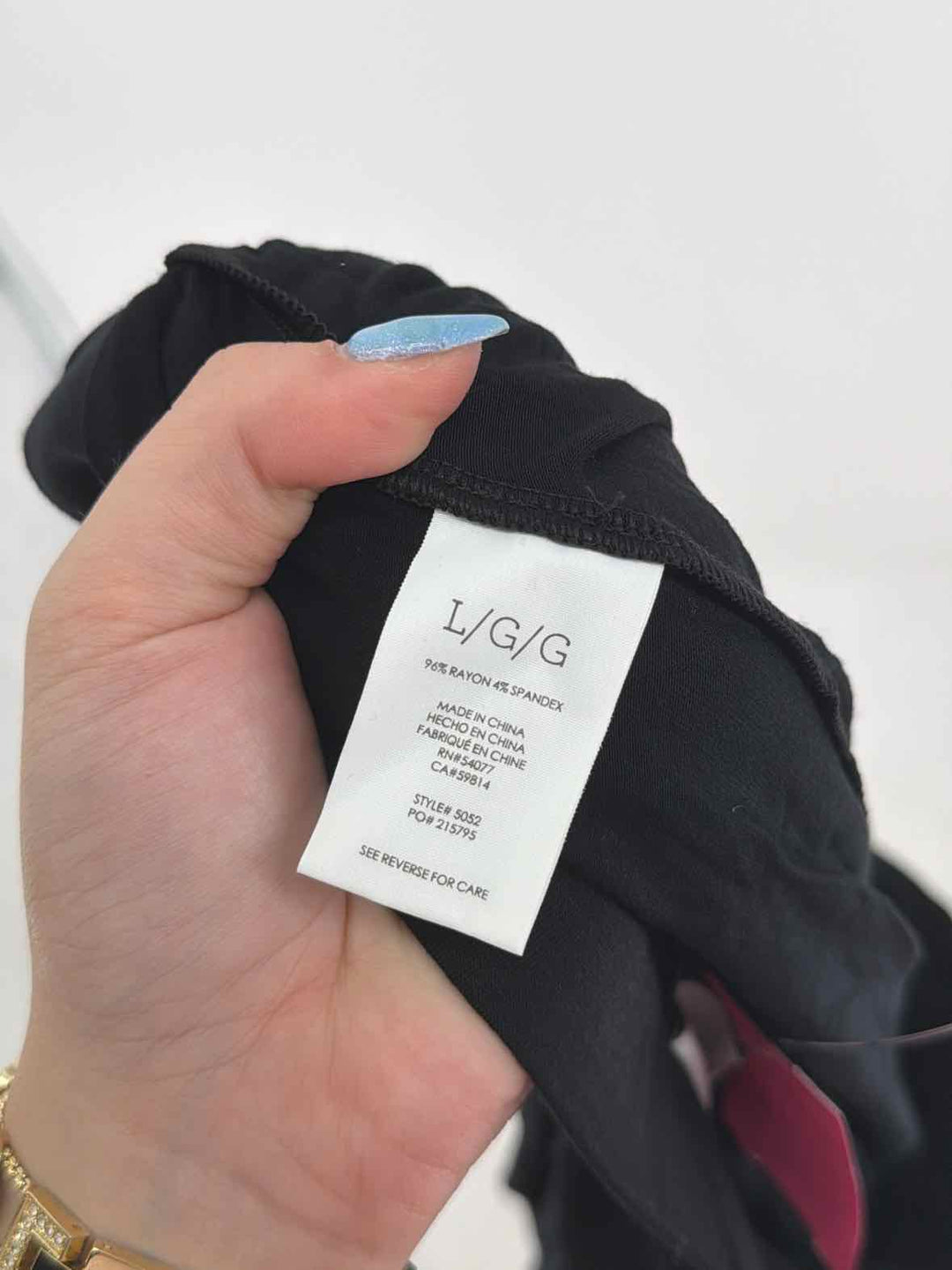 Size L CABI Black Cotton Skirt