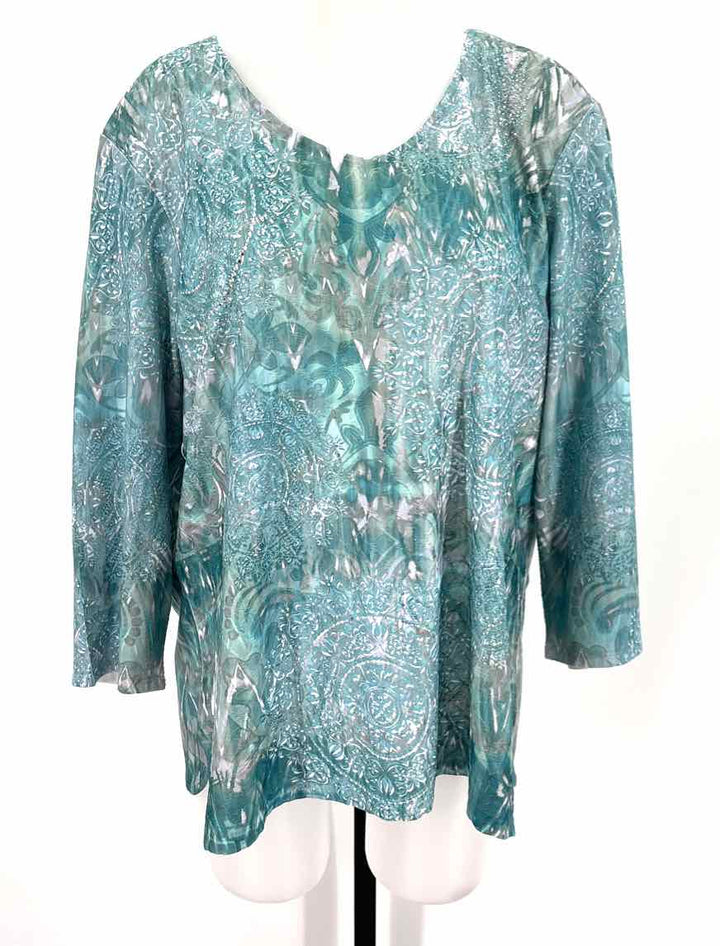Size XL Chico's Teal Shirt