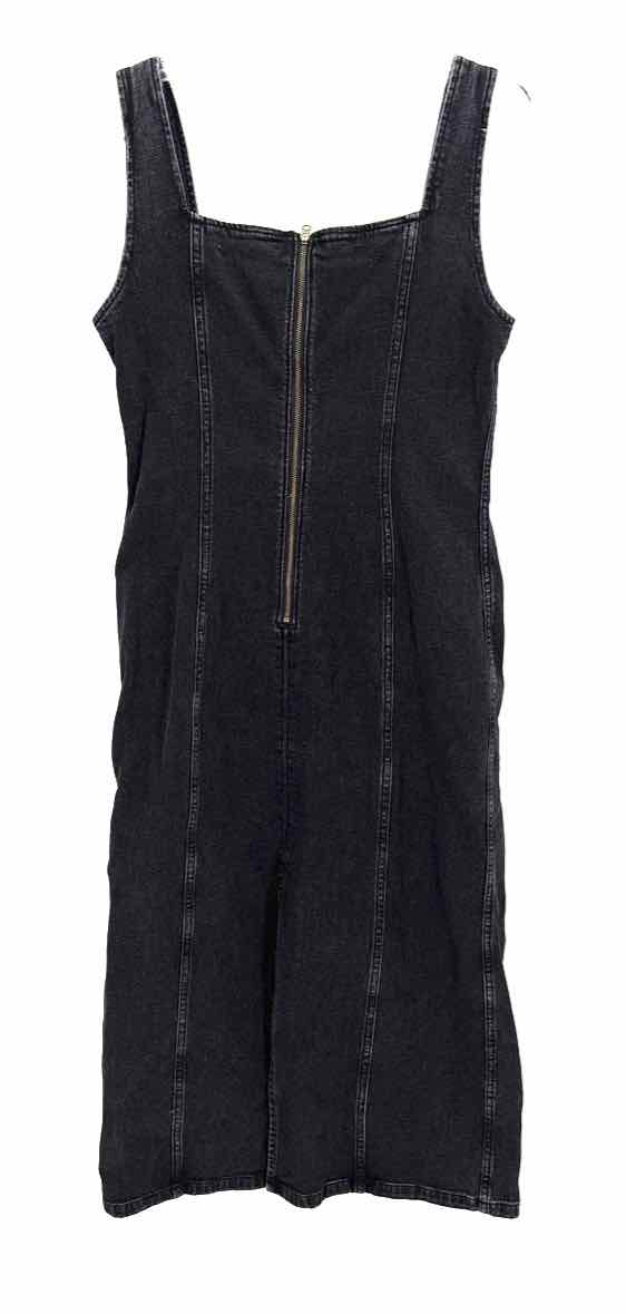 Size M Abercrombie Black Denim Cotton Dress
