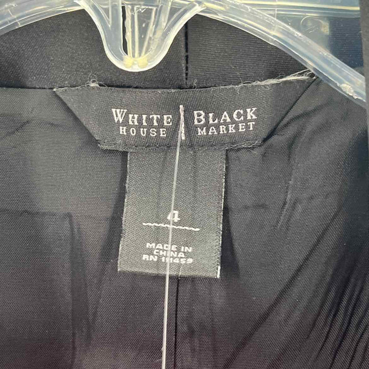 Size 4 White House Black Market Black Jacket