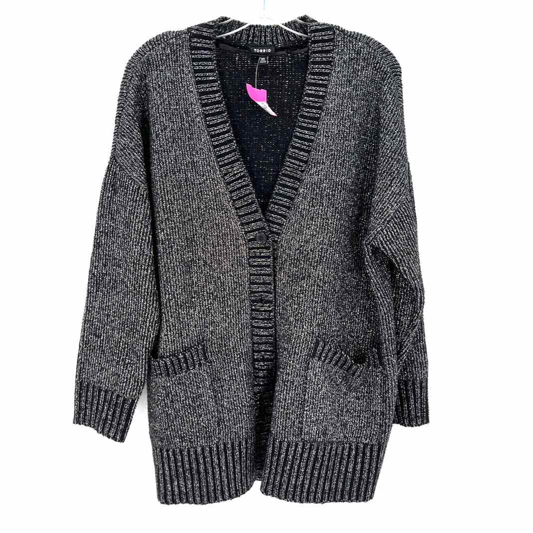 Size S Torrid Black Cardigan