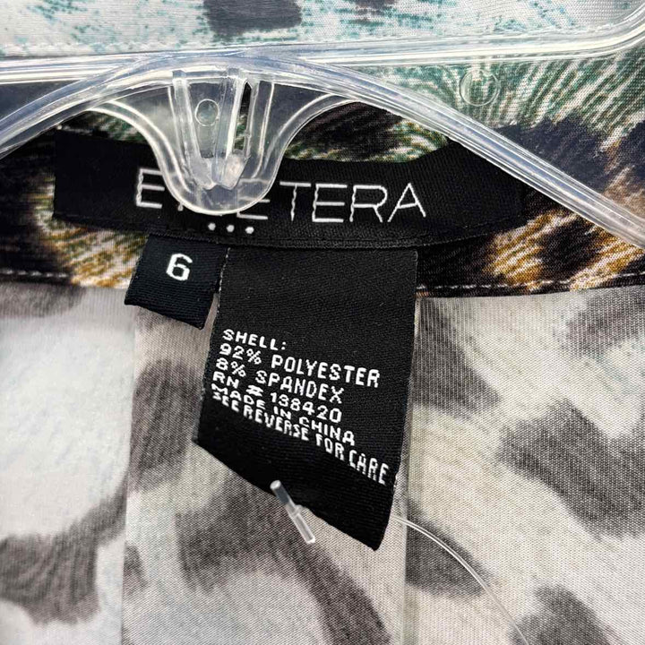 Size 6 ETCETERA Blue Shirt
