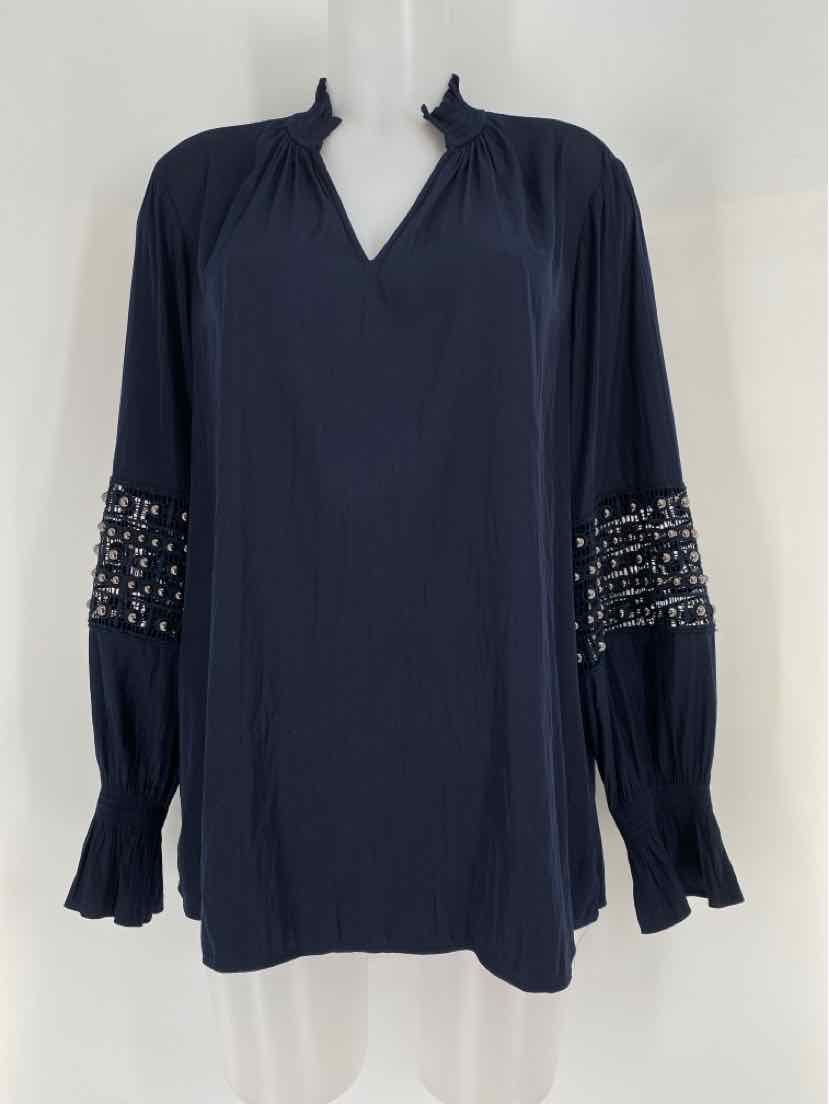 Size 14 Chico's Navy Shirt