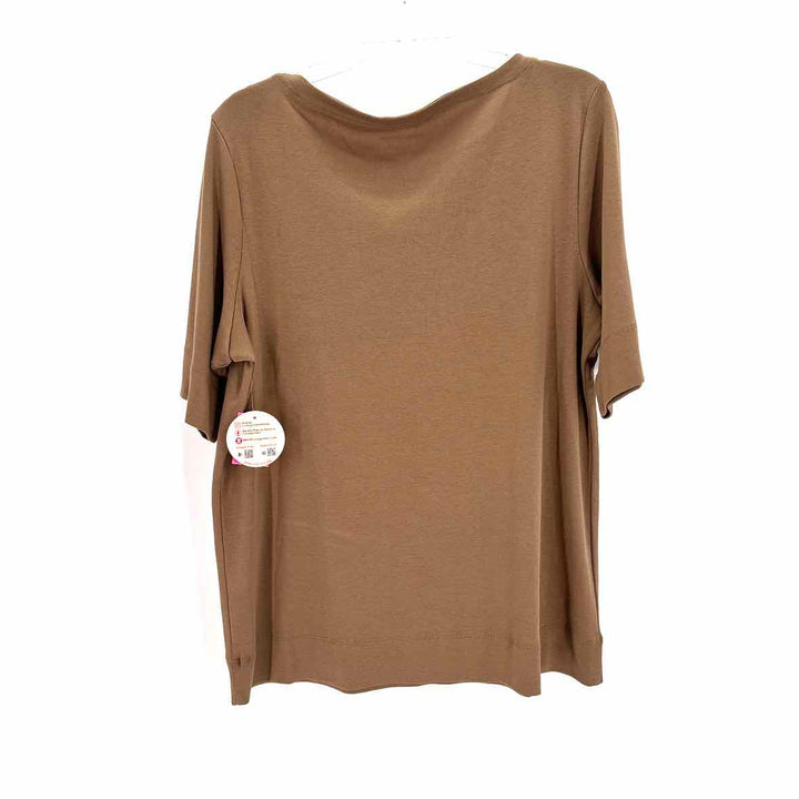 Size XL Chico's Brown Knit Shirt