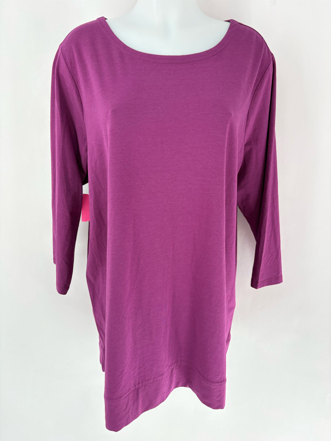 Size XL J JILL Fuschia Cotton Shirt