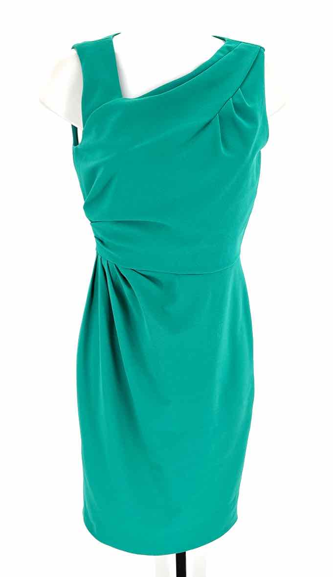 Size 4 Calvin Klein Green Dress