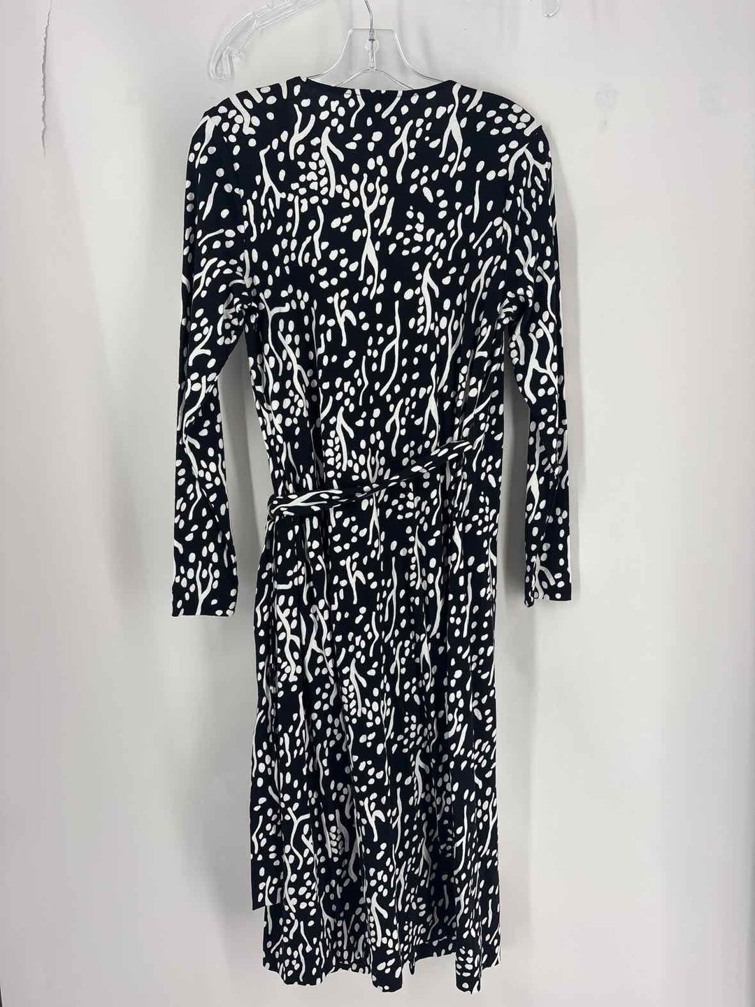Size M DIANE VON FURSTENBERG Black/White Dress