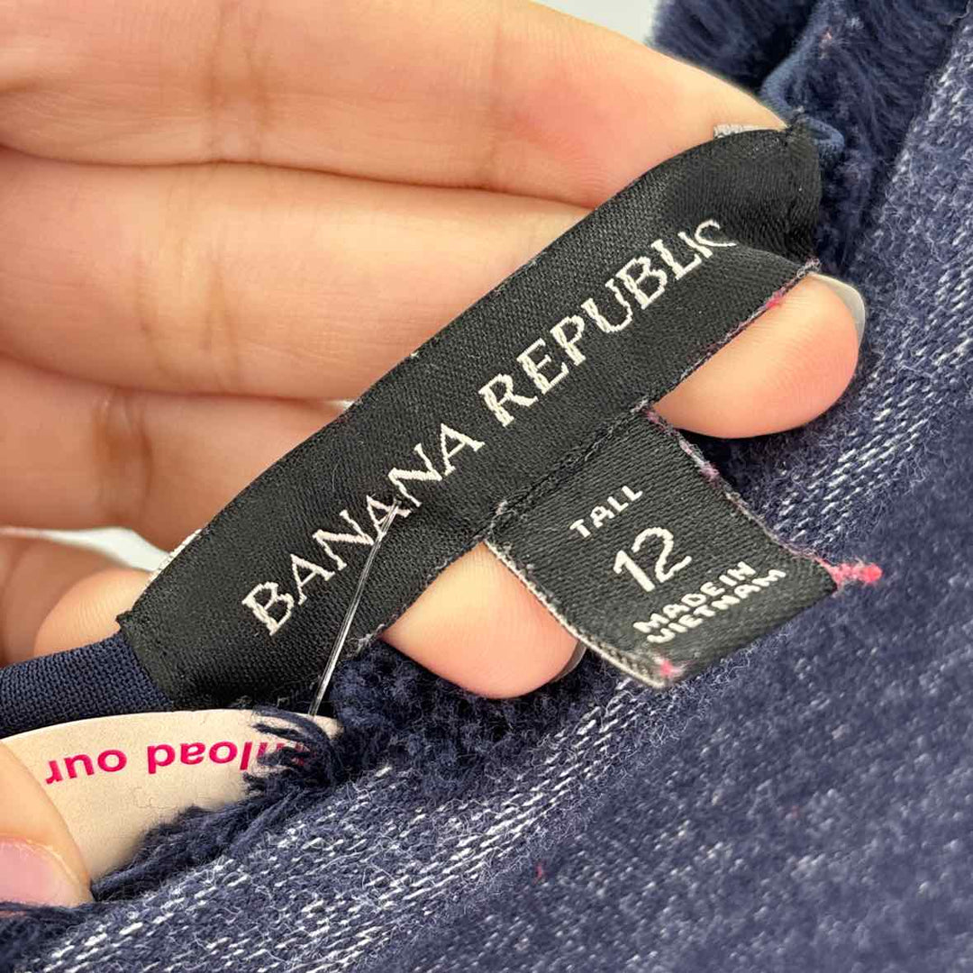Size 12 Banana Republic Blue Dress