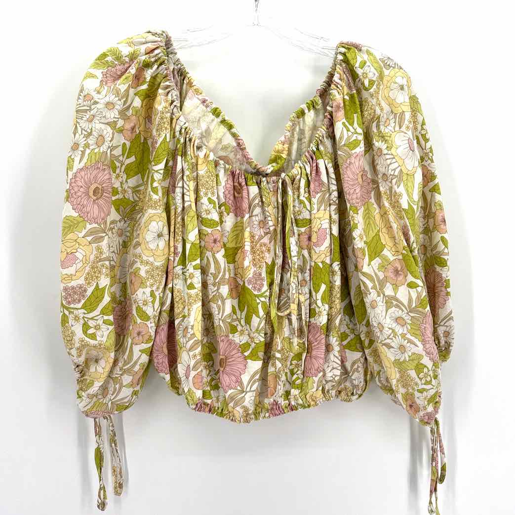Size M RACHEL ZOE Yellow Shirt