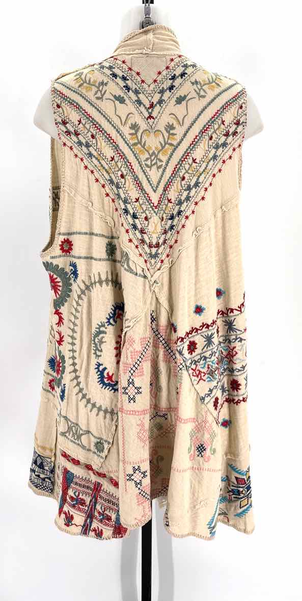 Size M Johnny Was Beige Vest