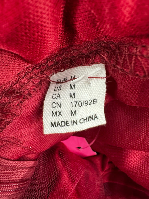 Size M Burgundy Dress