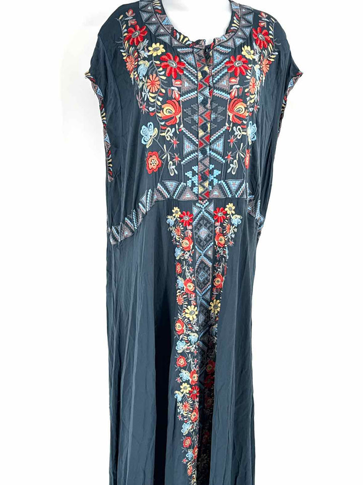 Size 2X Johnny Was Blue Dress