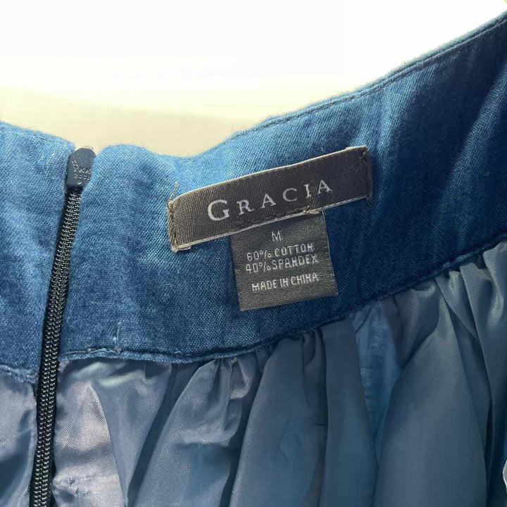 Size M GRACIA Blue Skirt