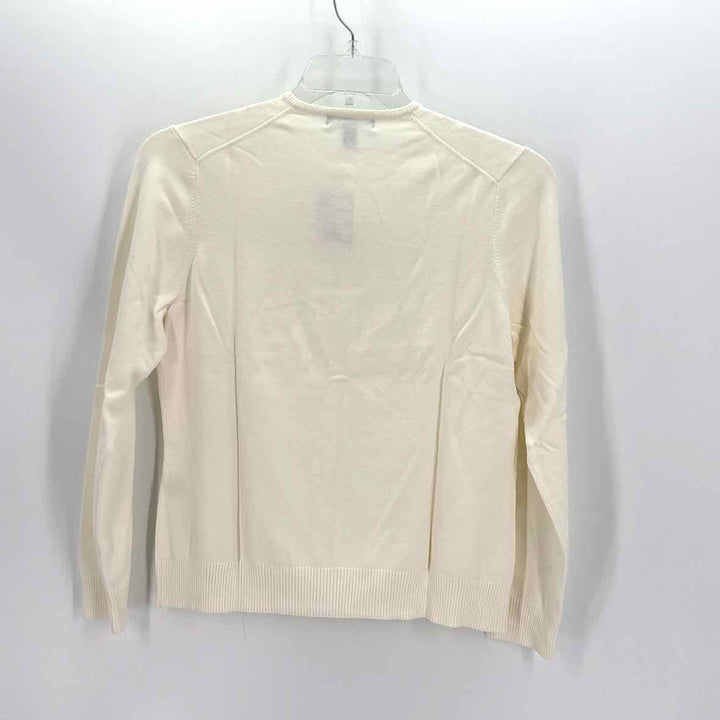 Size M LAND END Cream Sweater