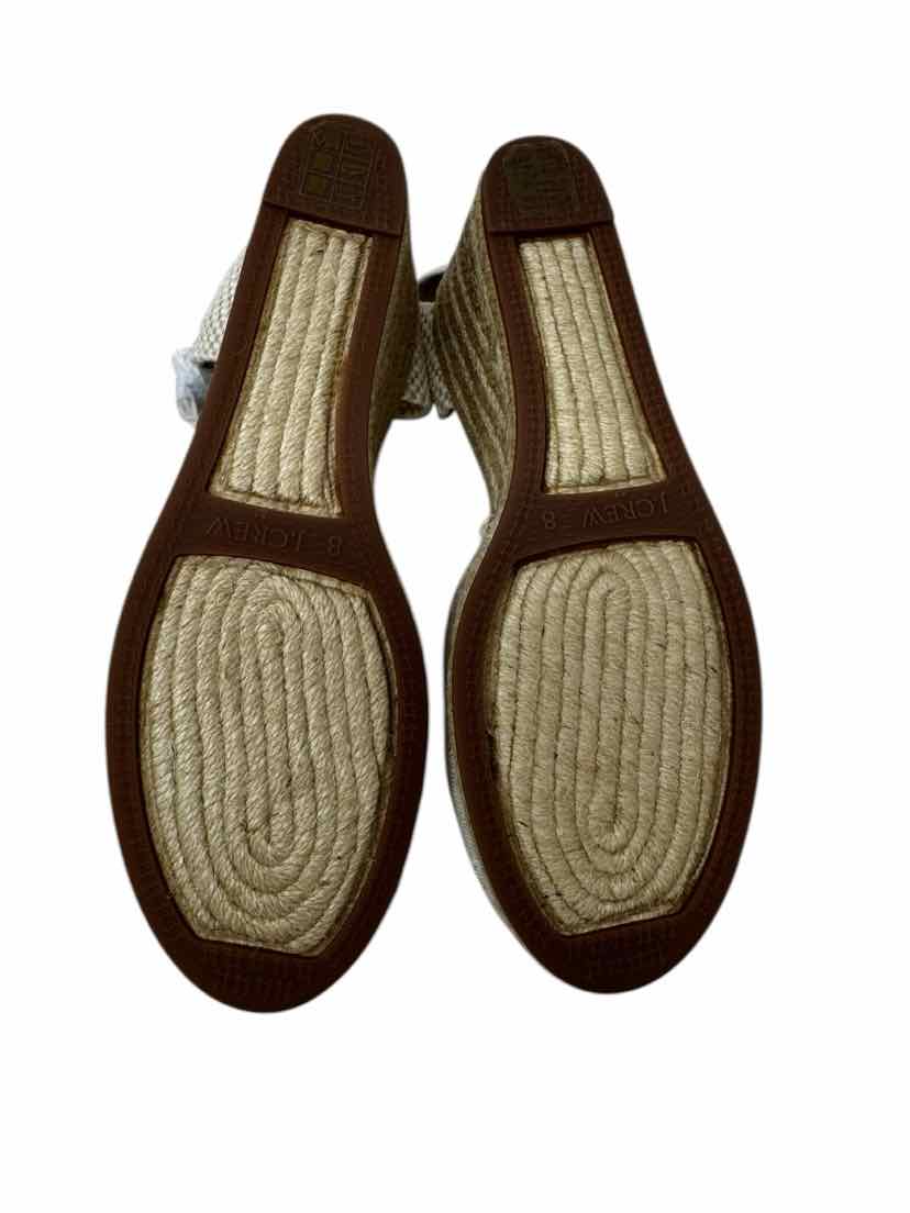 Shoe Size 8 J Crew Beige Canvas Pumps