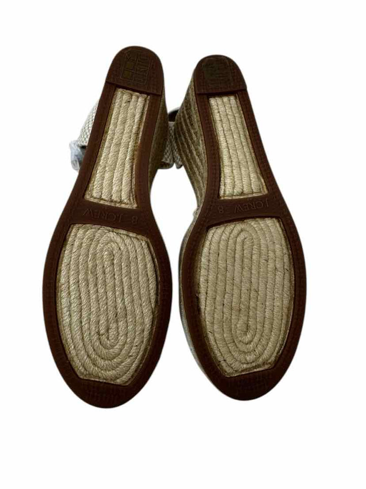 Shoe Size 8 J Crew Beige Canvas Pumps
